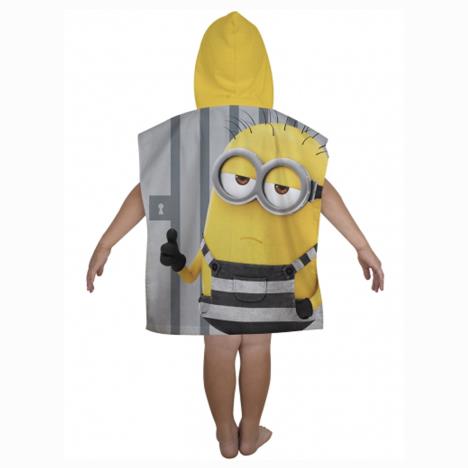 Despicable Me Minions Jailbird Hooded Towel Poncho Extra Image 1